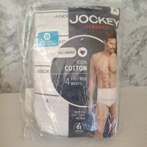 Jockey Classics White Briefs